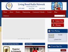 Tablet Screenshot of livingbreadradio.com